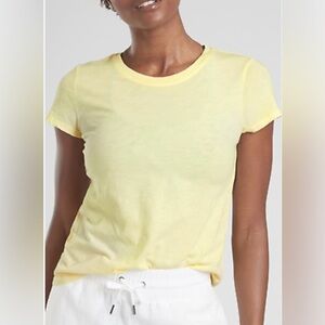 Athleta Women's Yellow T-Shirt
